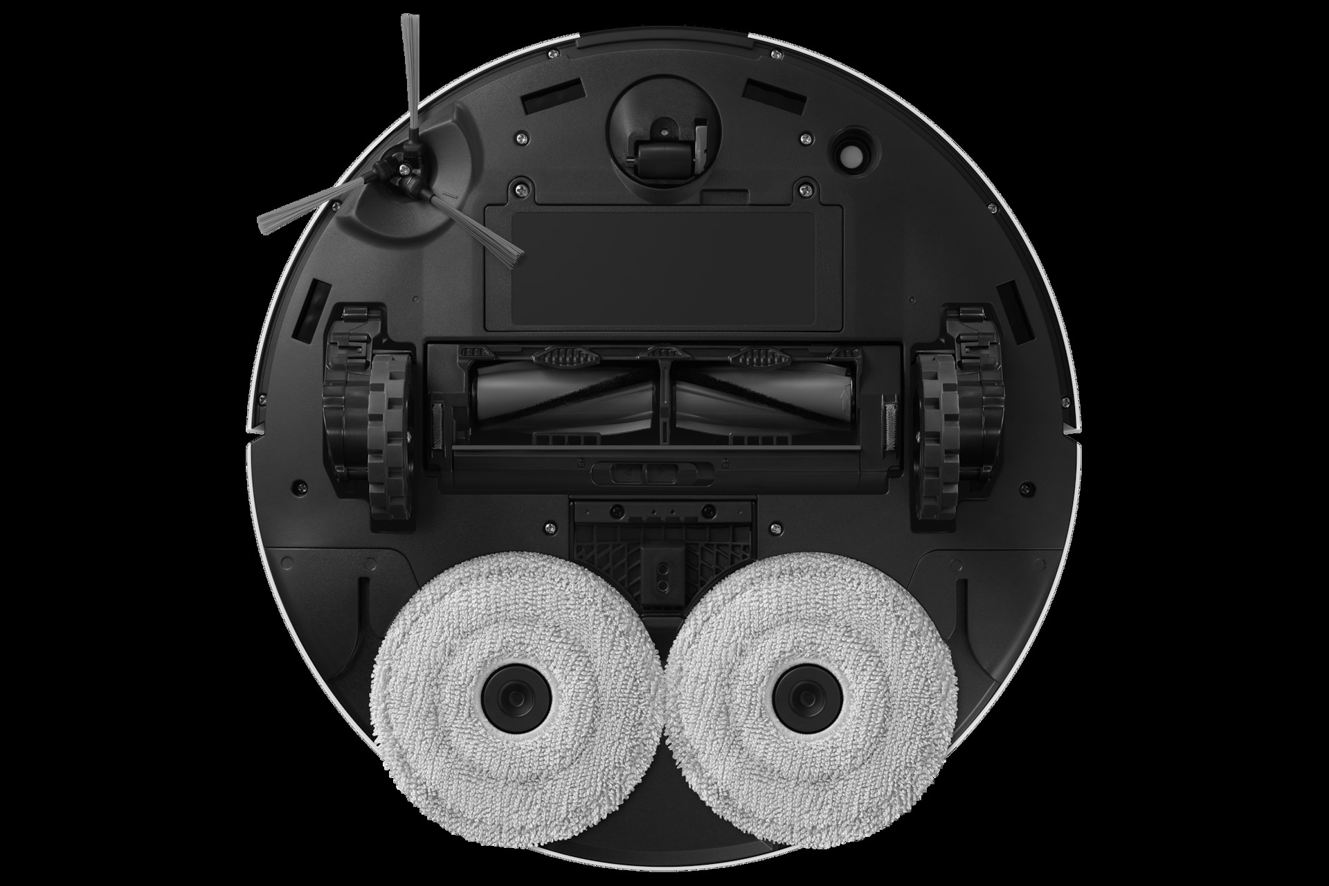 삼성 로봇청소기 하면 - 2개의 원형 회전 물걸레 패드